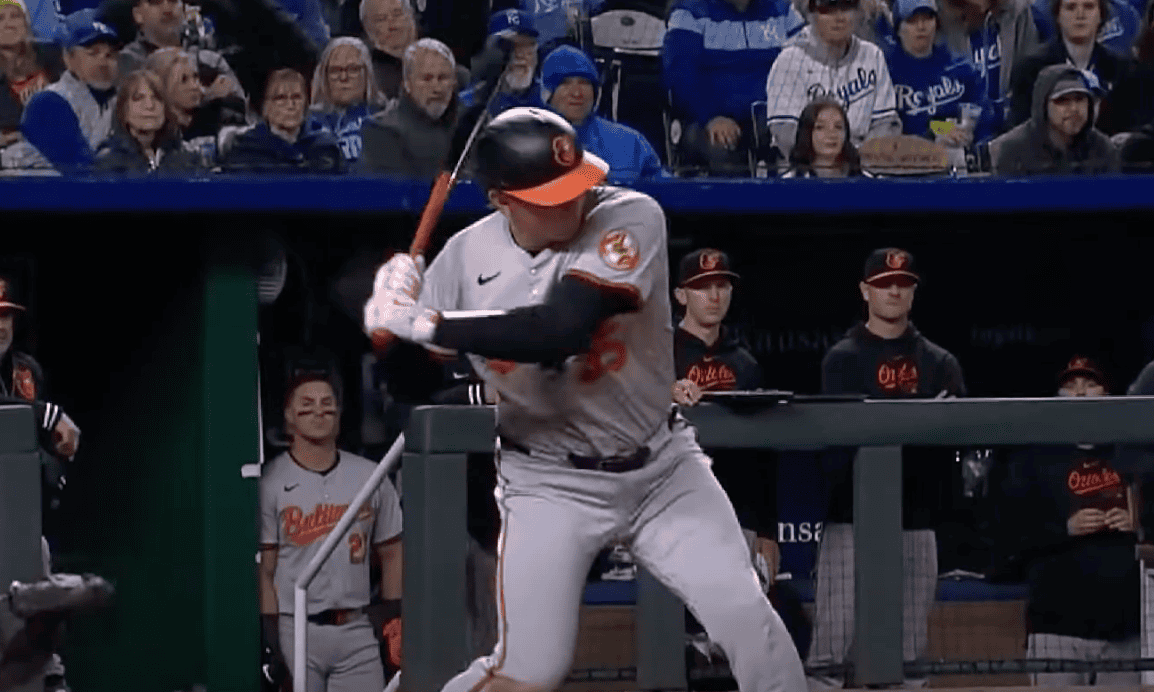 Image of Adley Rutschman, showcasing his skills as a top catcher in "Baseball's Elite."